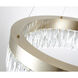 Canada LED 24 inch Gold LED Chandelier Ceiling Light